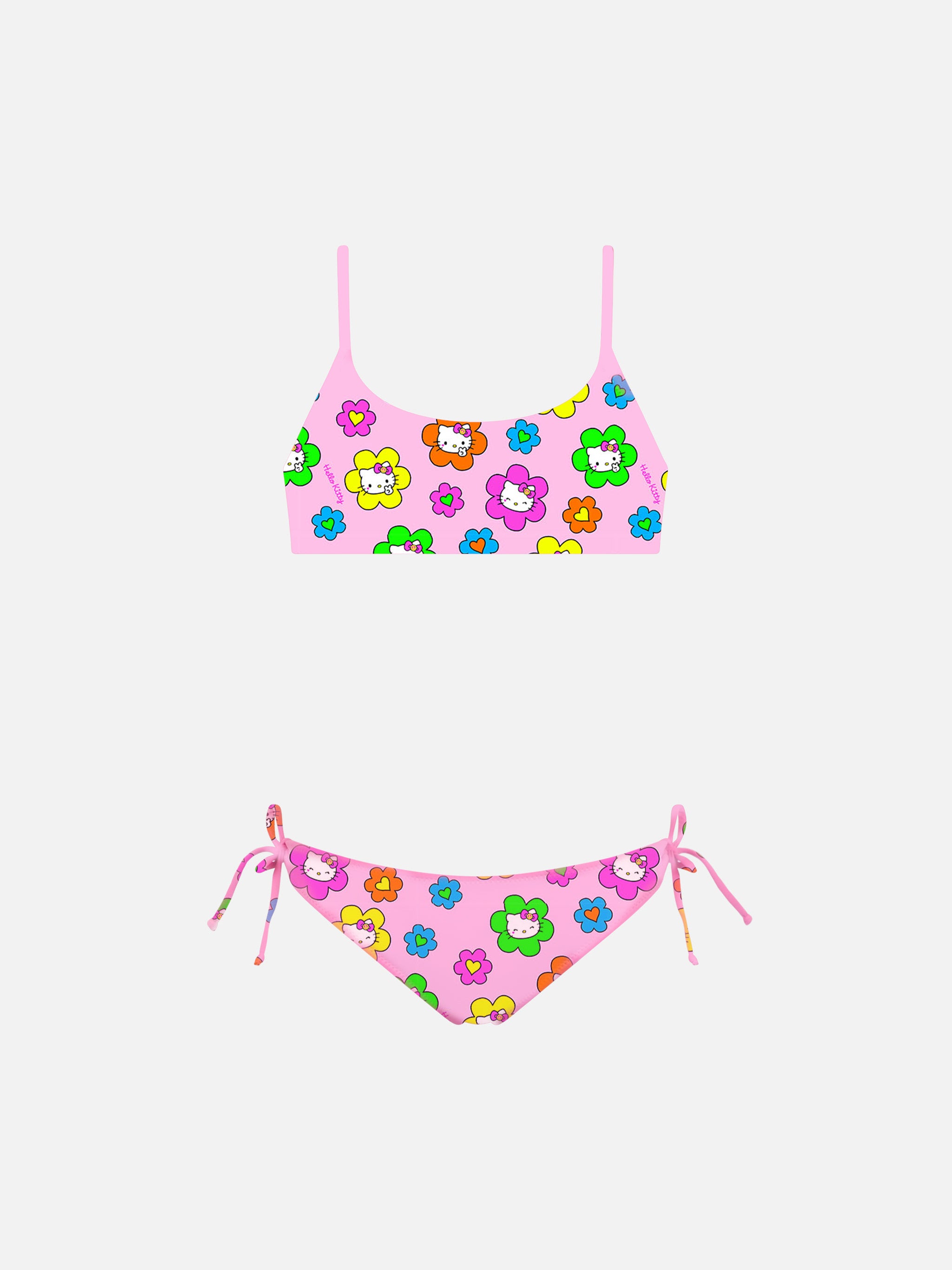 Jaiden Bralette Bikini With Hello Kitty Print Special Edition Pink