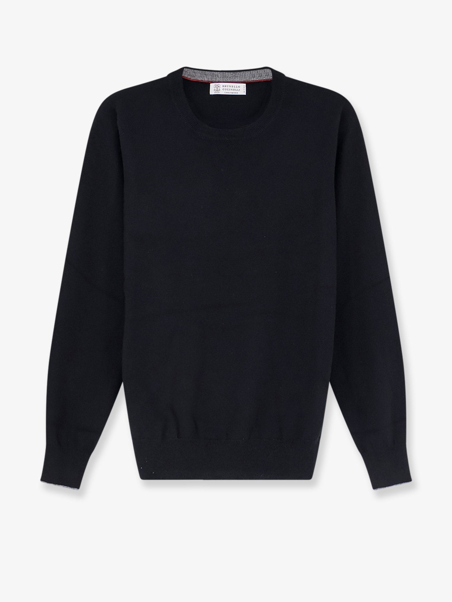 Crewneck Cashmere Sweater — Black
