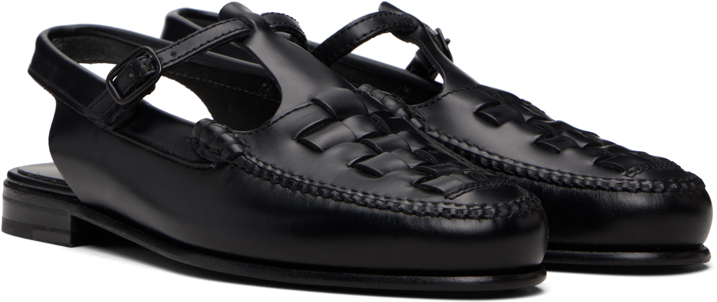 Black Roqueta Loafers