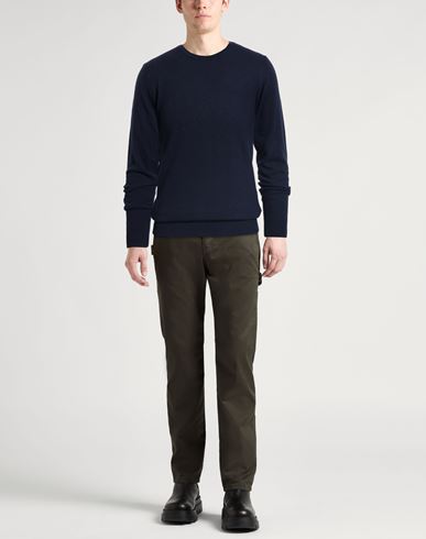 Man Sweater Midnight blue Size L Wool, Cashmere