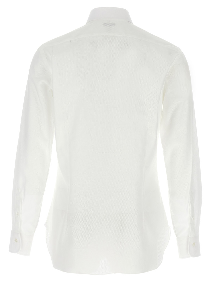 Honeycomb Cotton Shirt