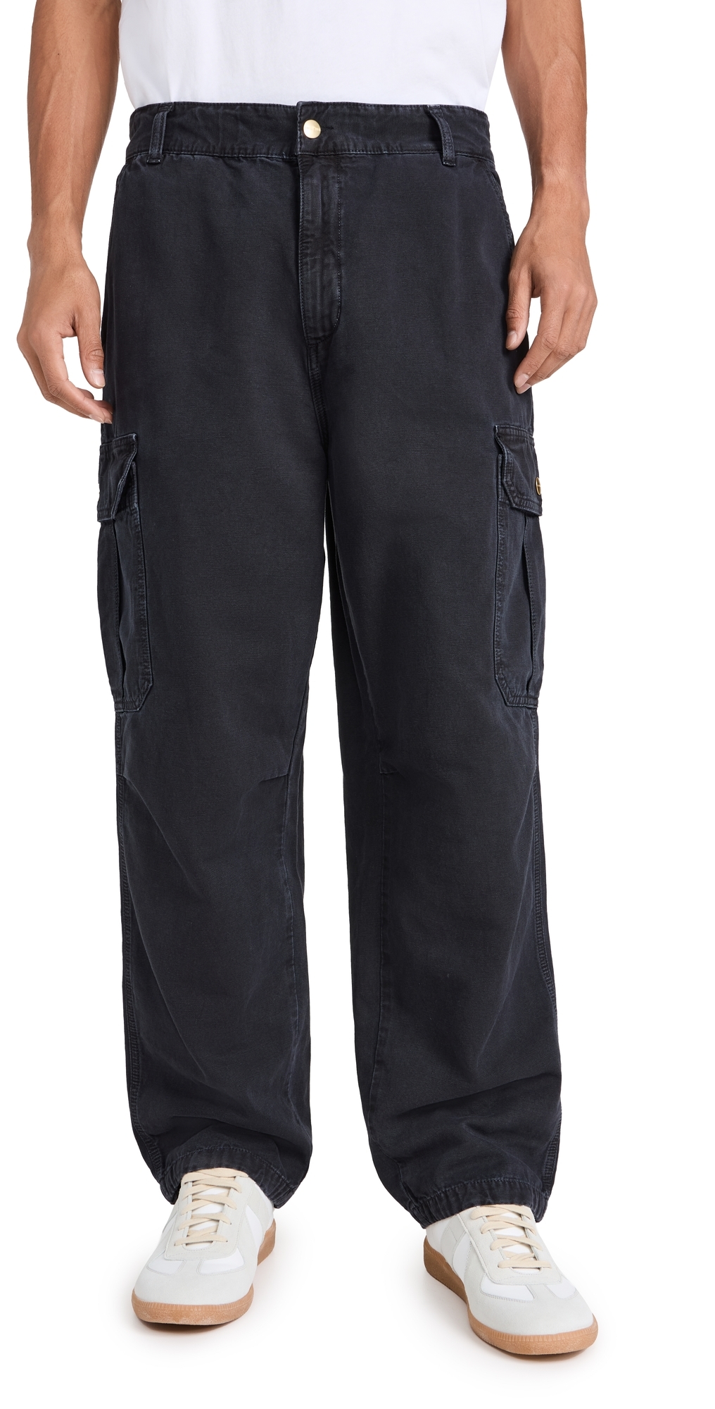 Carhartt WIP 남성 Stanton Cargo Pants Black