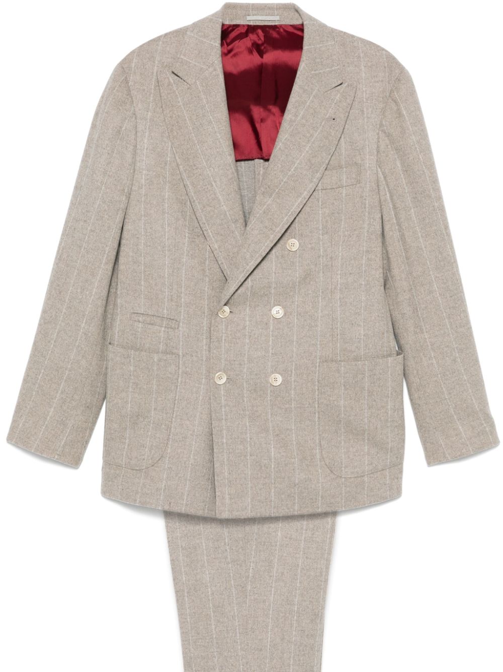 Pinstriped suit - Neutrals