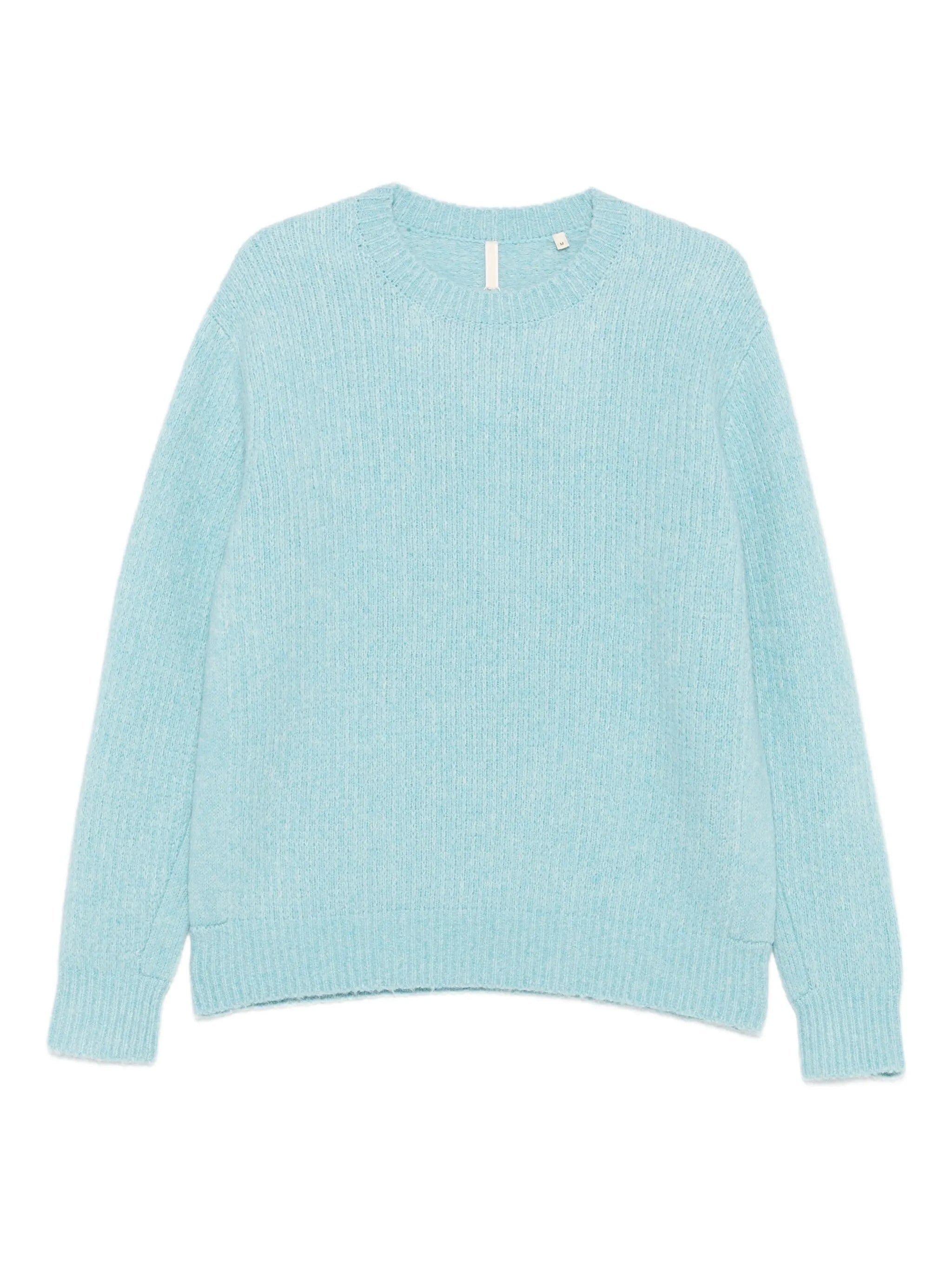 Brushed Ribbed Neck Sweatshirt for Men