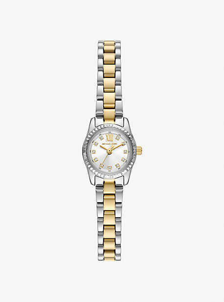 Micro Lexington Pavé Two-Tone Watch