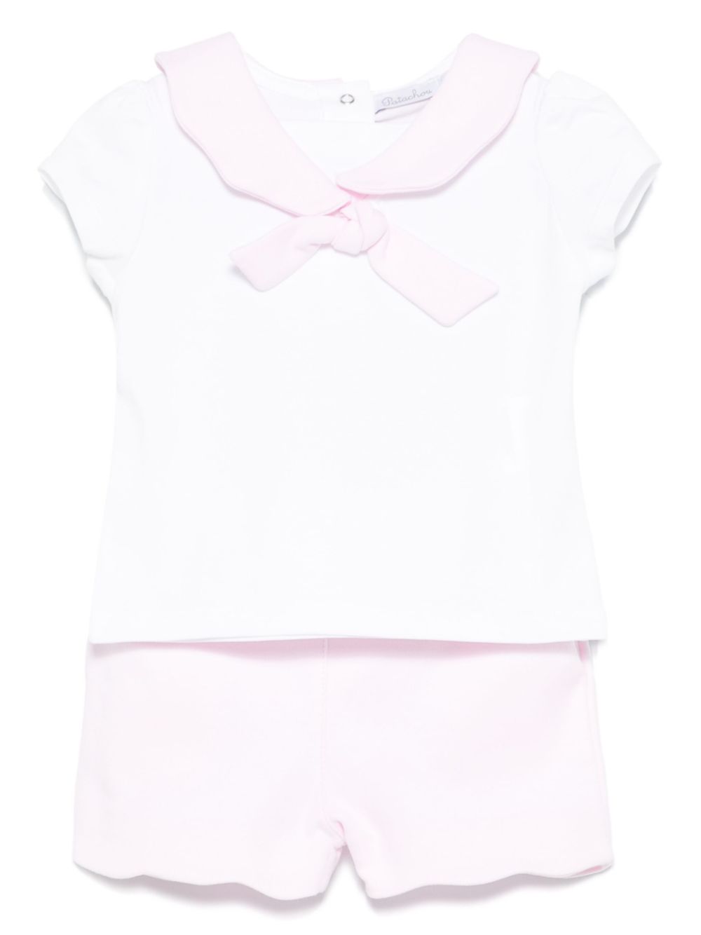 Cotton shorts set - White