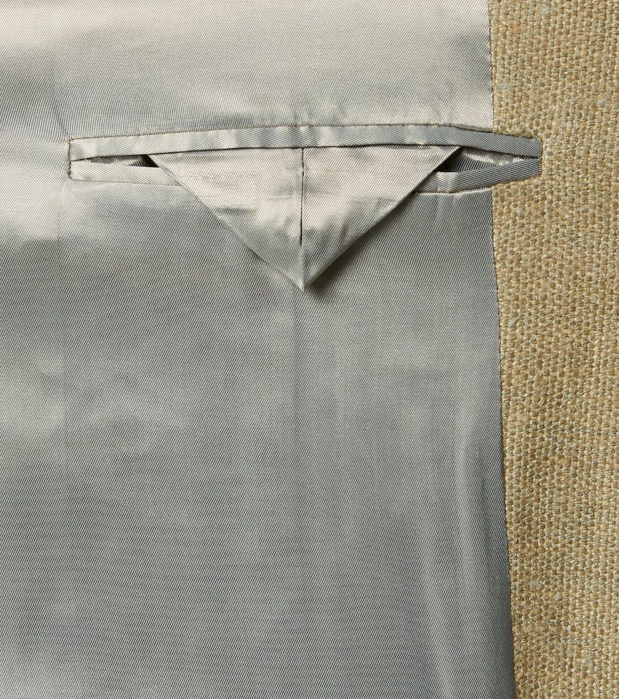 Robe linen and silk overcoat