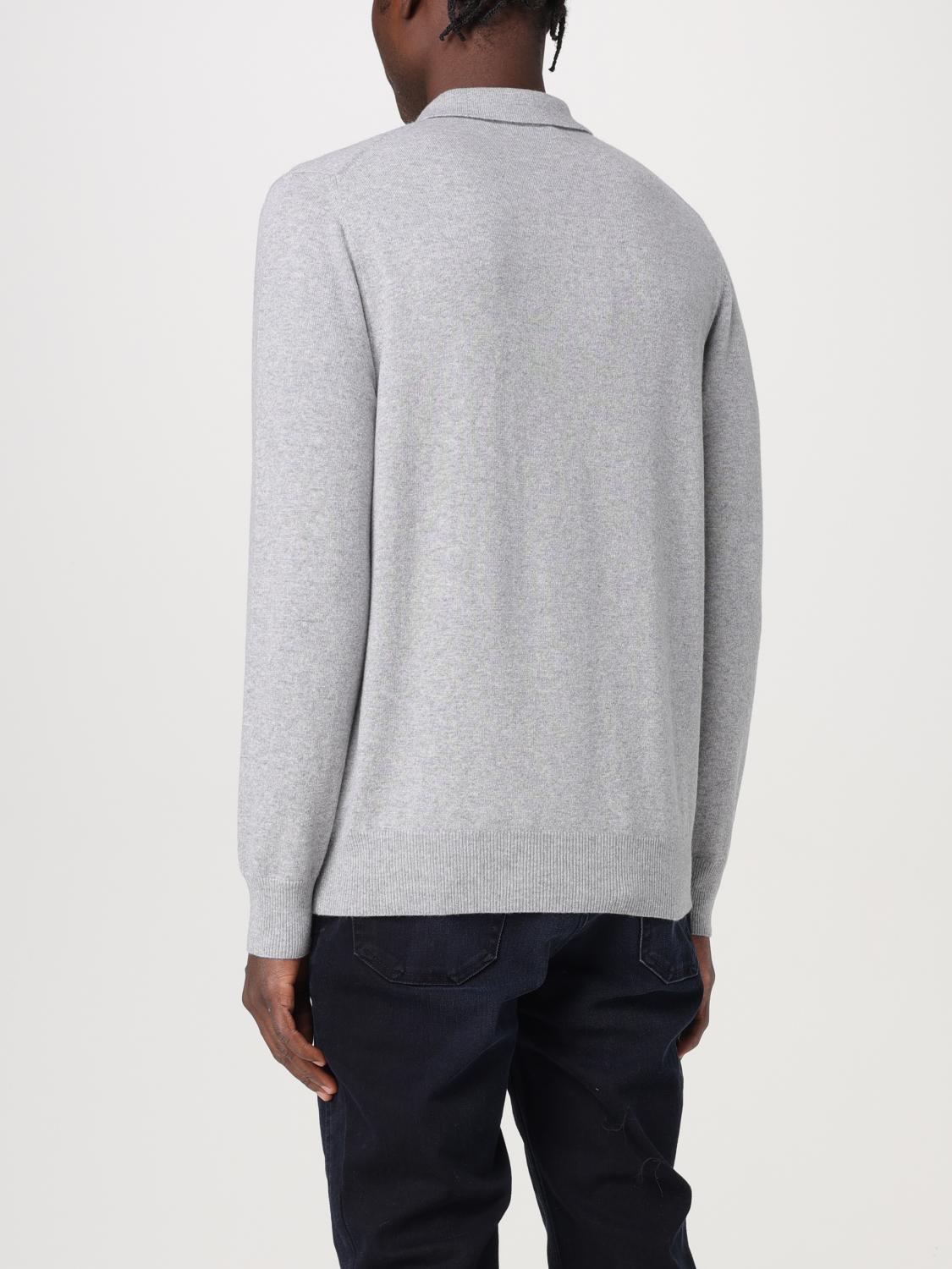 Polo Shirt Men color Grey