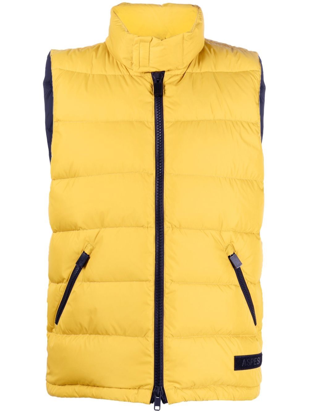 Padded down gilet - Yellow
