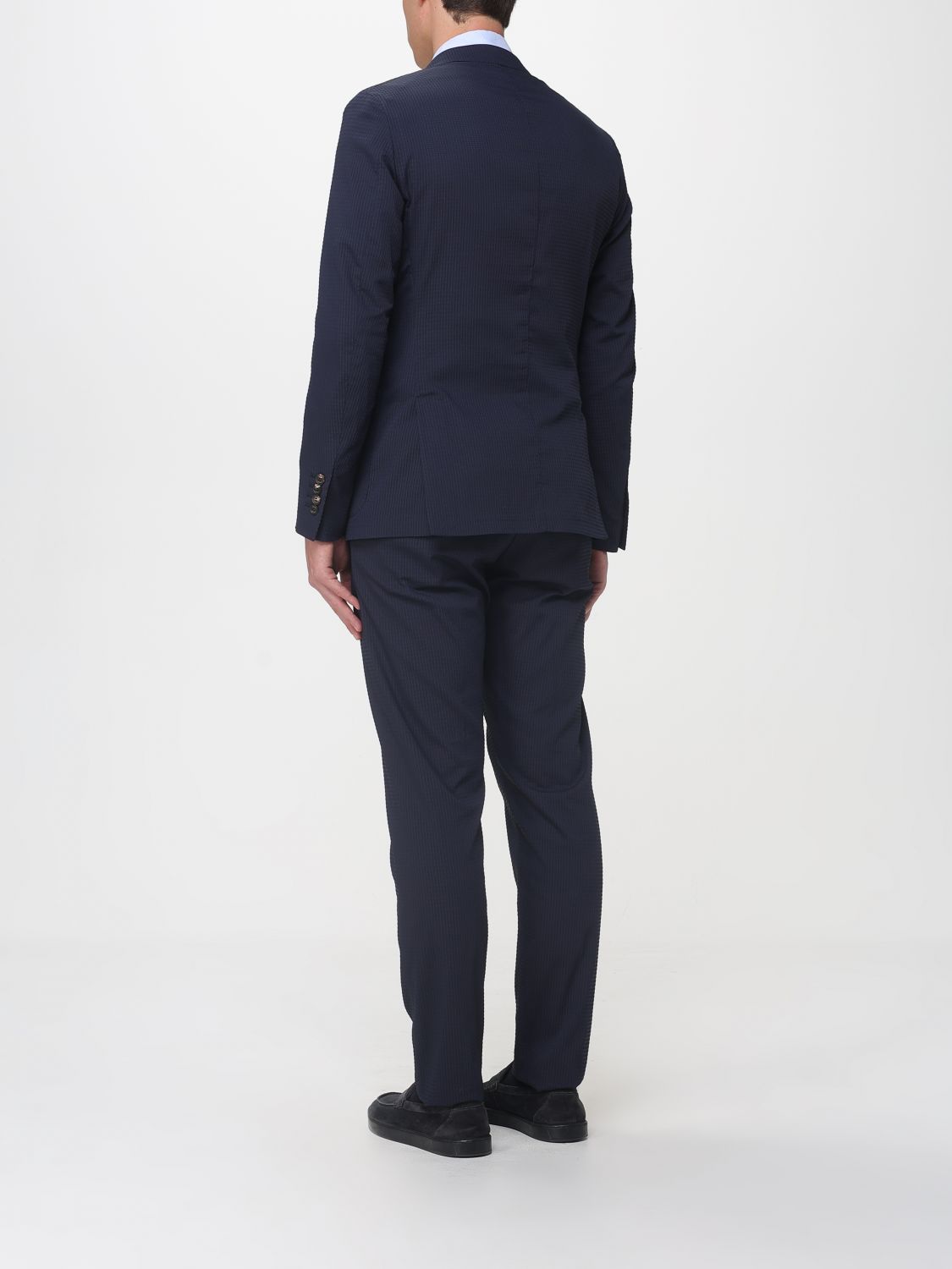 Suit Men color Blue