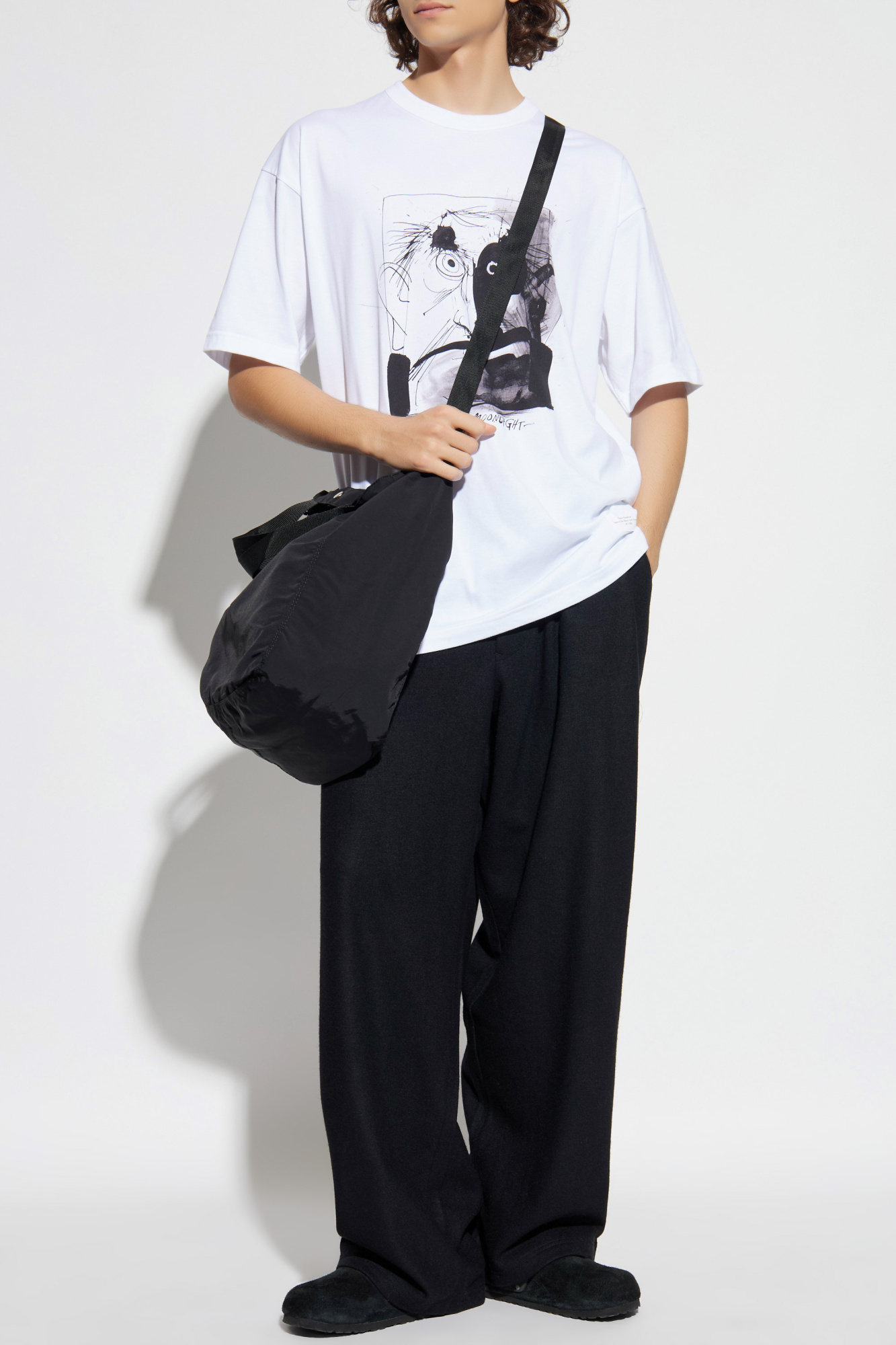T-shirt With Print, Men's, White