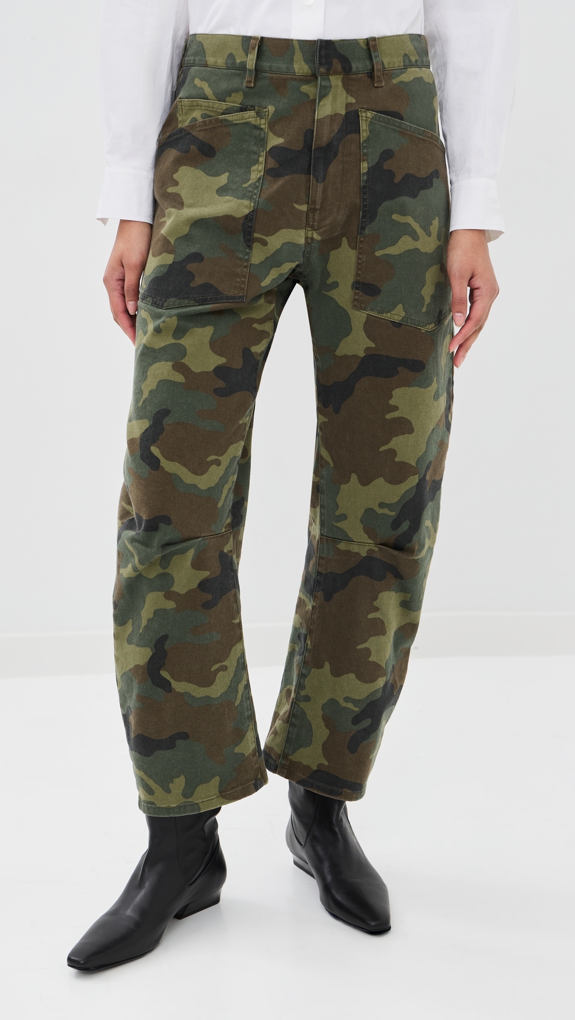 Shon Canvas Pants Camouflage