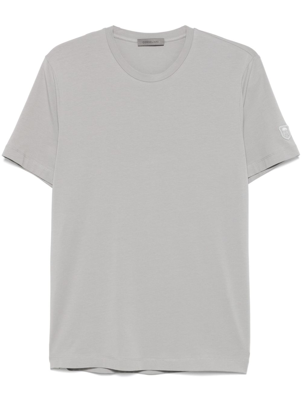 Logo-embroidered T-shirt - Grey