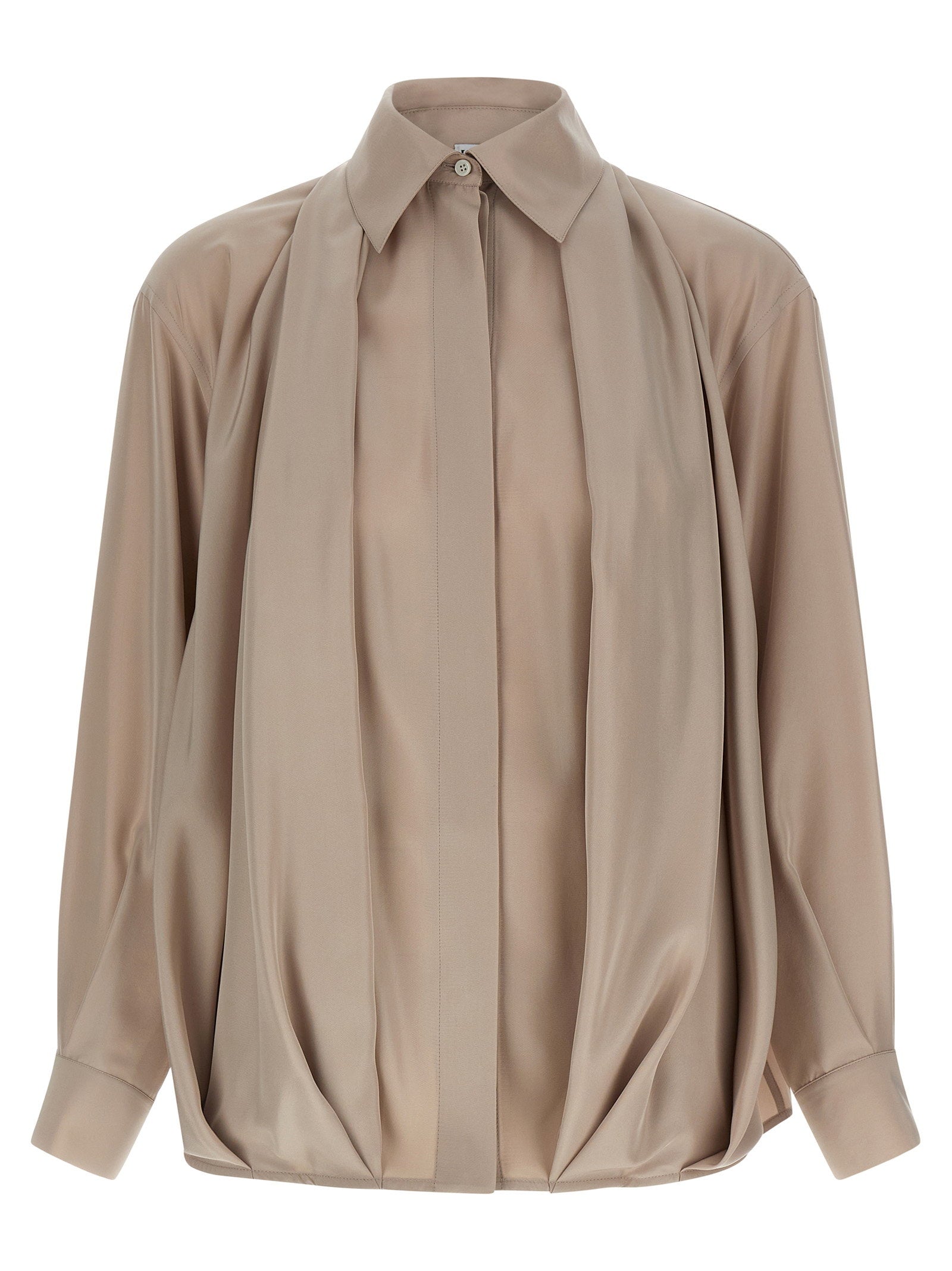 Silk Draped Shirt