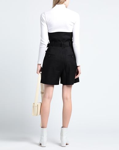 Woman Shorts & Bermuda Shorts Black Size 2 Wool