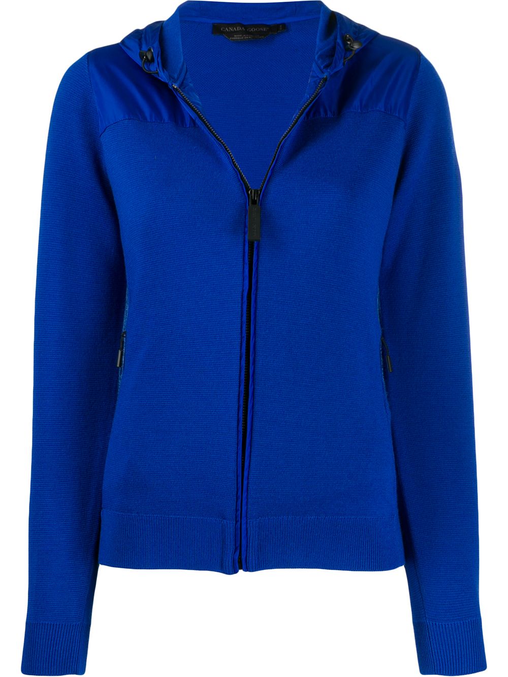 Zipped hooded cardigan - Blue
