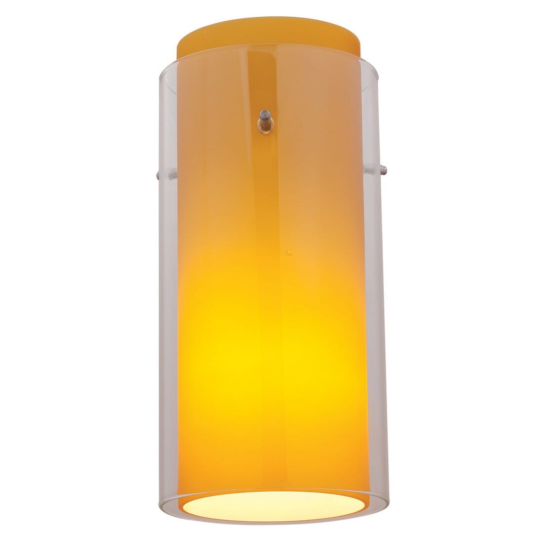 Access Glass`N Glass Ceiling Light Accessory in Brushed Stee