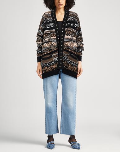 Woman Cardigan Camel Size 4 Polyamide, Alpaca wool, Polyacrylic, Synthetic fibers, Wool