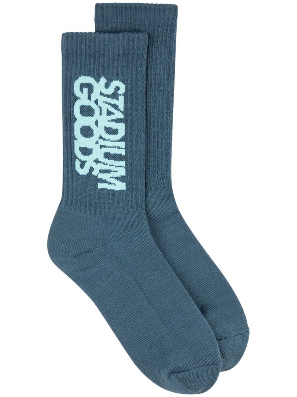 Logo ''River'' crew socks - Blue
