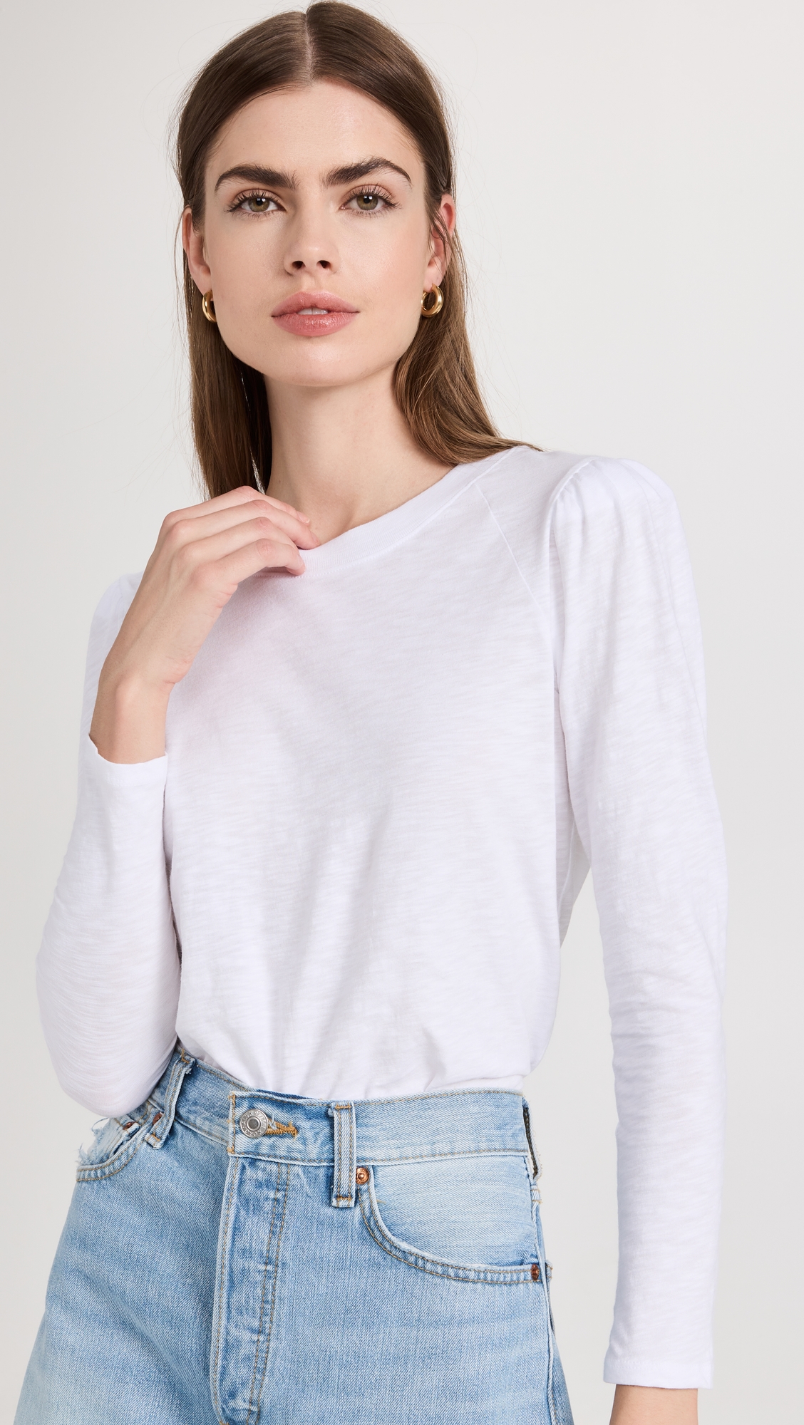 Mason Baseball Tee White