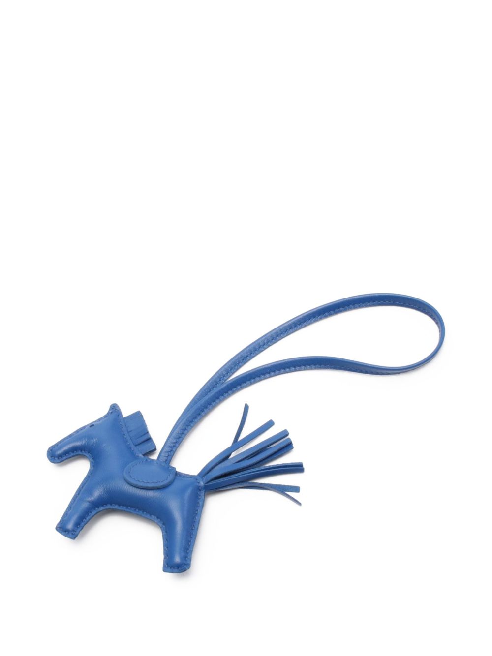2022 Rodeo PM leather keychain - Blue