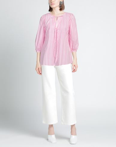 Woman Top Magenta Size 6 Cotton