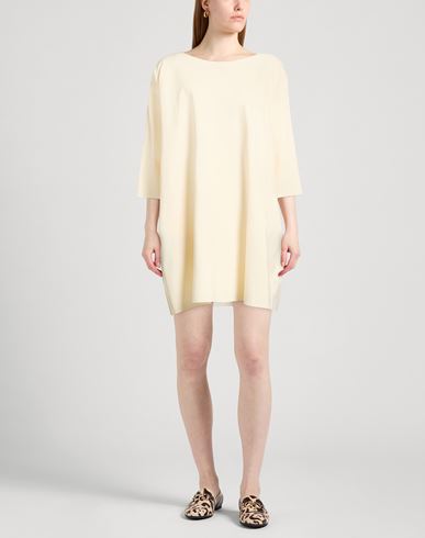 Woman Mini dress Ivory Size S Viscose, Polyamide, Elastane