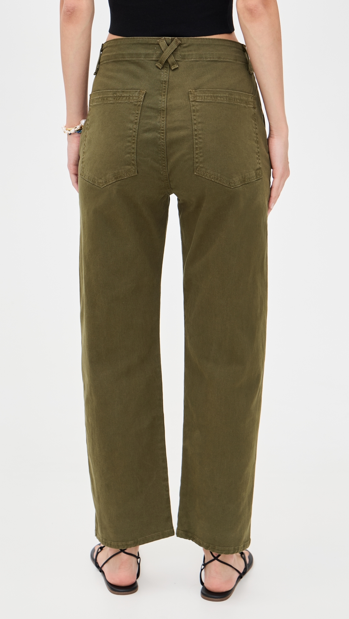 Tomboy Twill Pants Safari Green