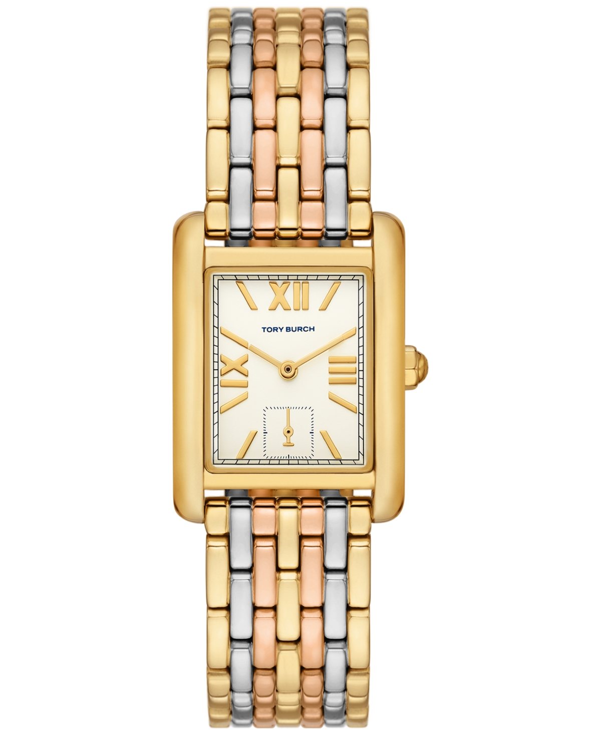 Women's The Eleanor Tri-Tone Stainless Steel Bracelet Watch 25mm - Multicolor