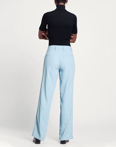 Woman Pants Sky blue Size 8 Polyester