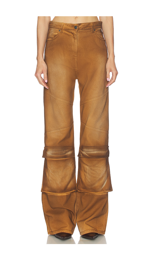 MSGM PANTALON en Beige. 44. Also