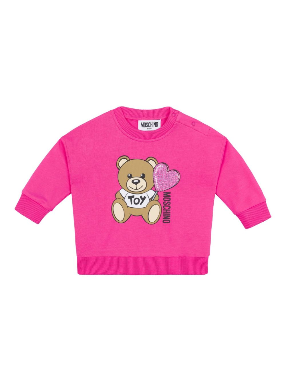 Teddy Bear-print sweatshirt - Pink