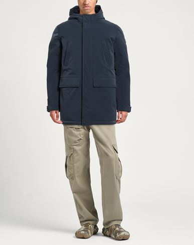 Man Puffer Navy Size 38 Polyester