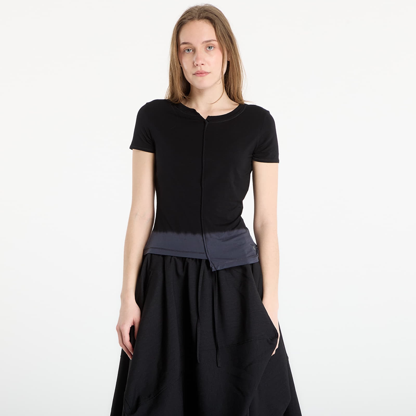 T-shirt Y-3 Dip Dye Fitted T-Shirt Black