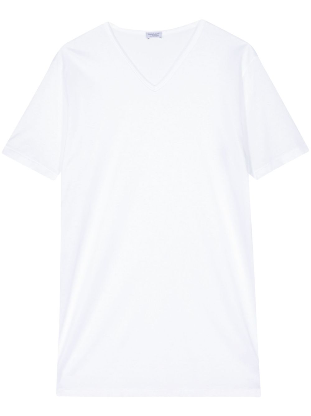 V-neck cotton T-shirt - White