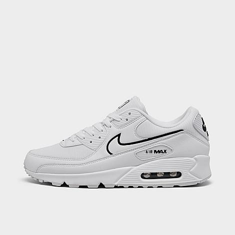 Men's Air Max 90 Casual Shoes in White/Black