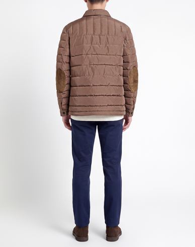 Façonnable Man Puffer Light brown Size XL Polyester