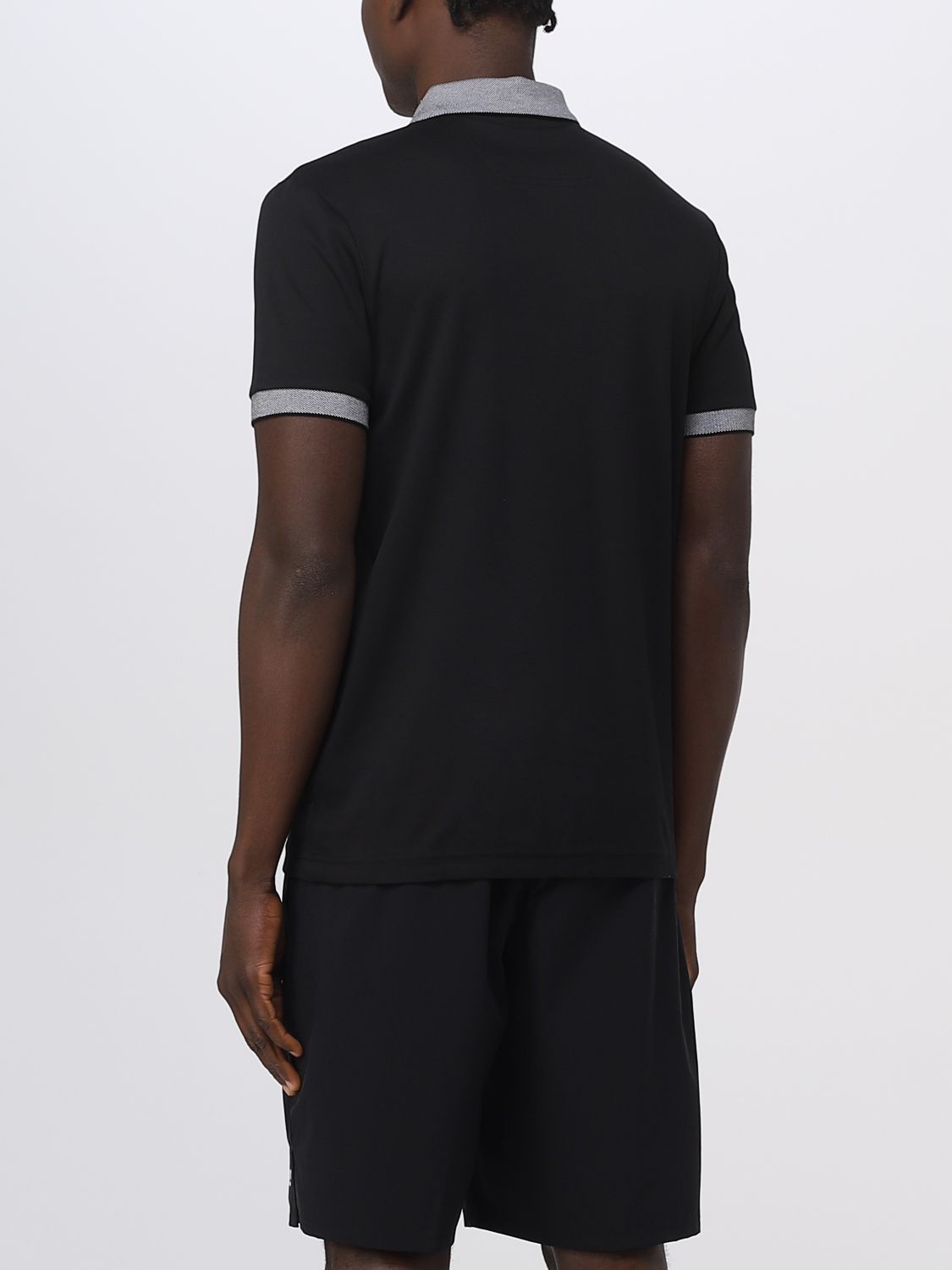 Polo Shirt Men color Black