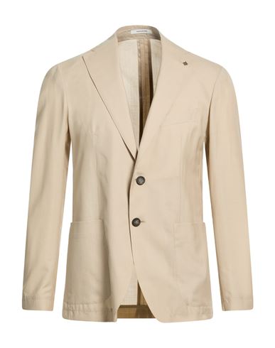 Man Blazer Beige Size 40 Virgin Wool, Silk