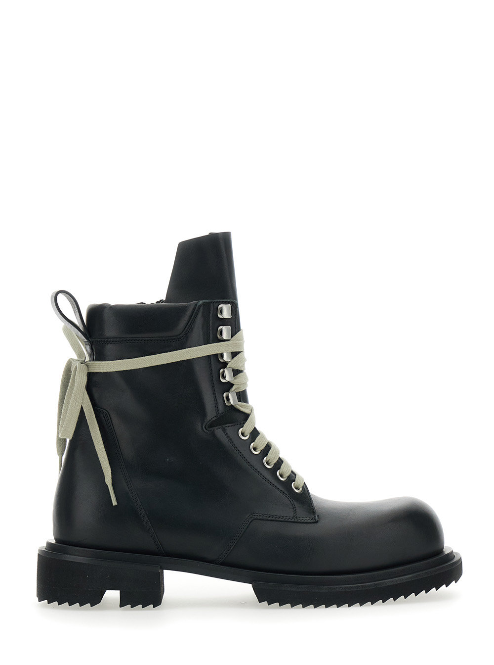 Low Army Lace-up Lug-sole Boots
