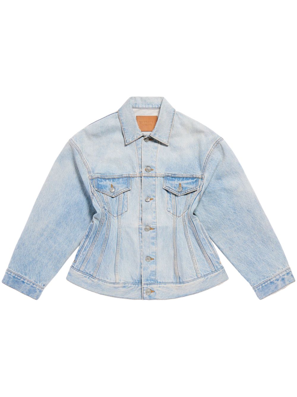 Hourglass silhouette denim jacket