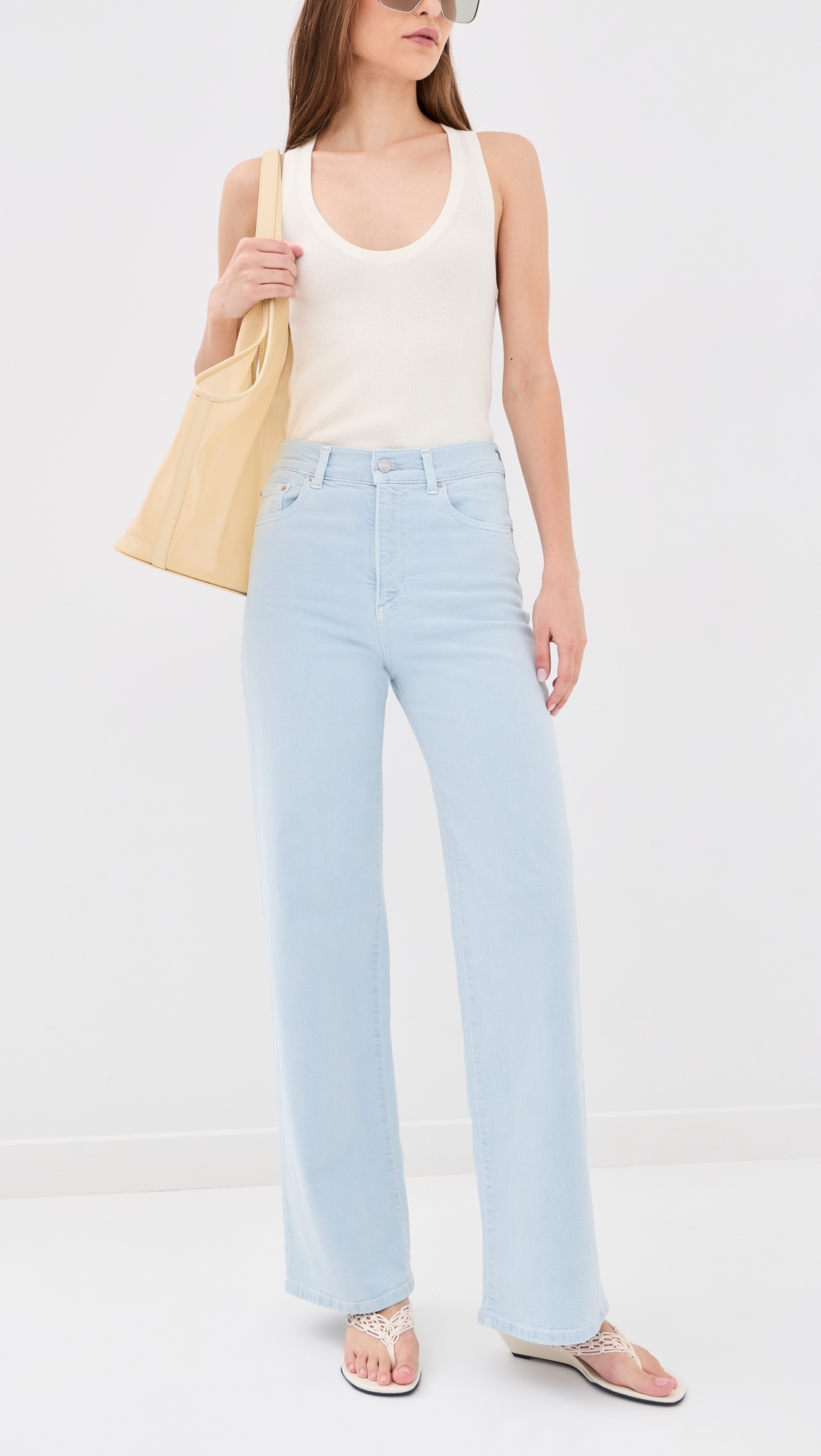 Column Jeans Powder Blue
