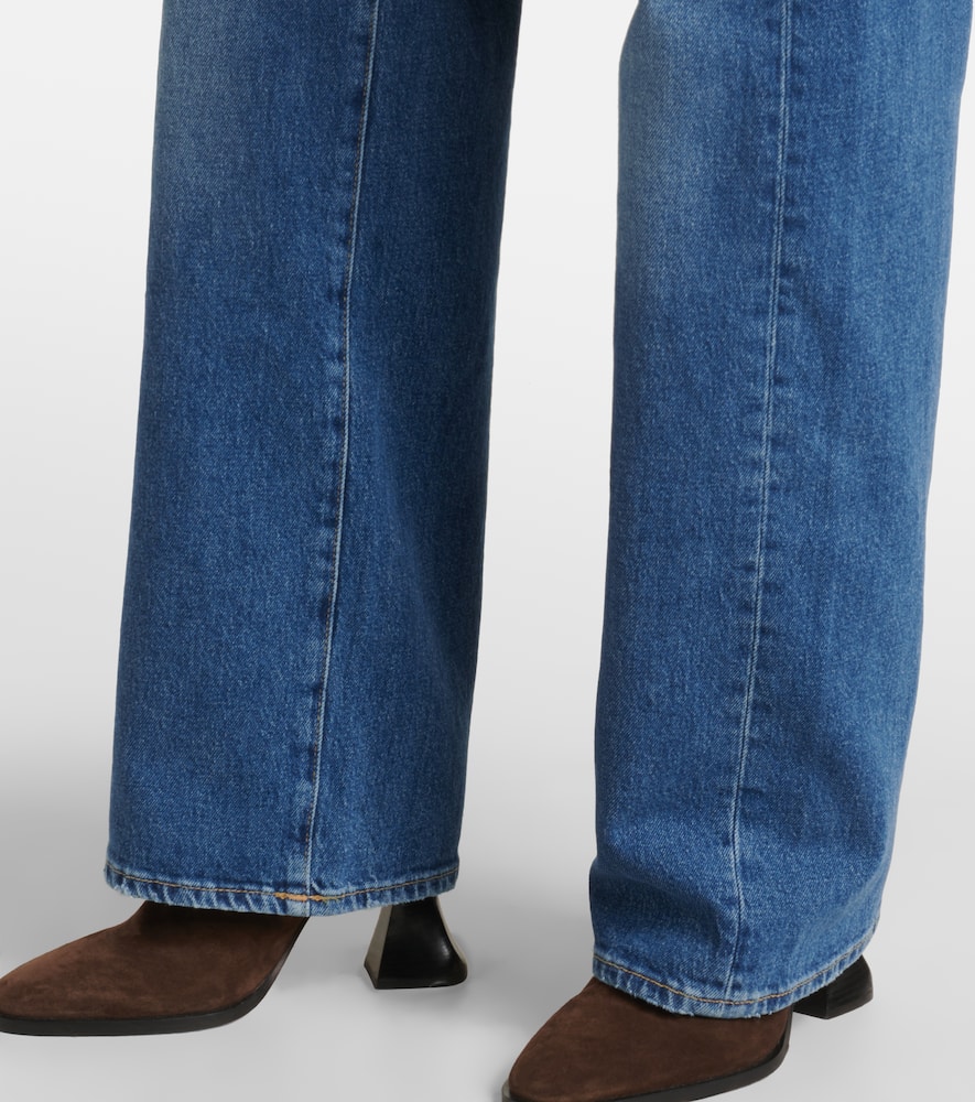 Tess high-rise straight jeans