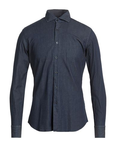 Man Denim shirt Blue Size 15 ½ Cotton, Elastane