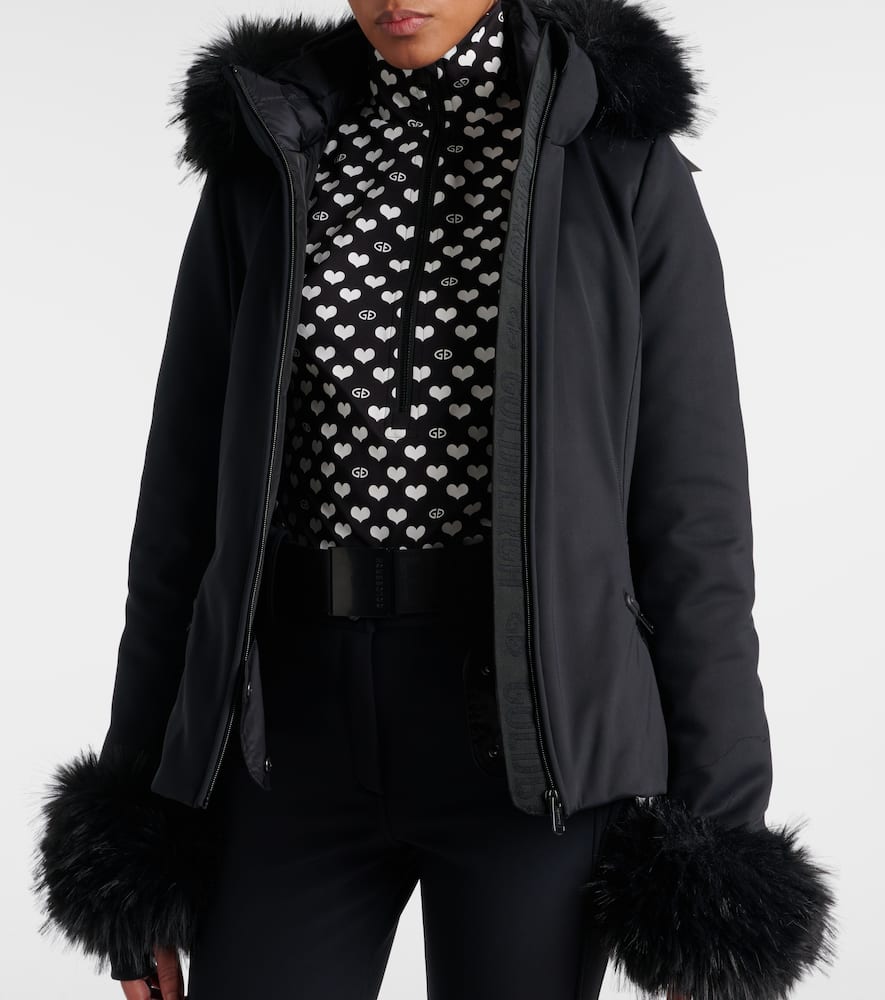 Giselle faux fur-trimmed ski jacket