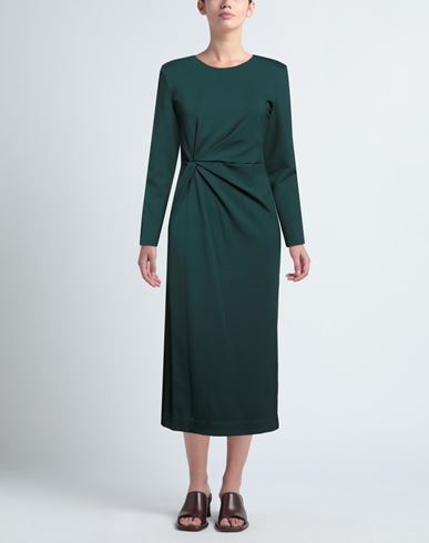 P. a.r. o.s. h. Woman Midi dress Dark green