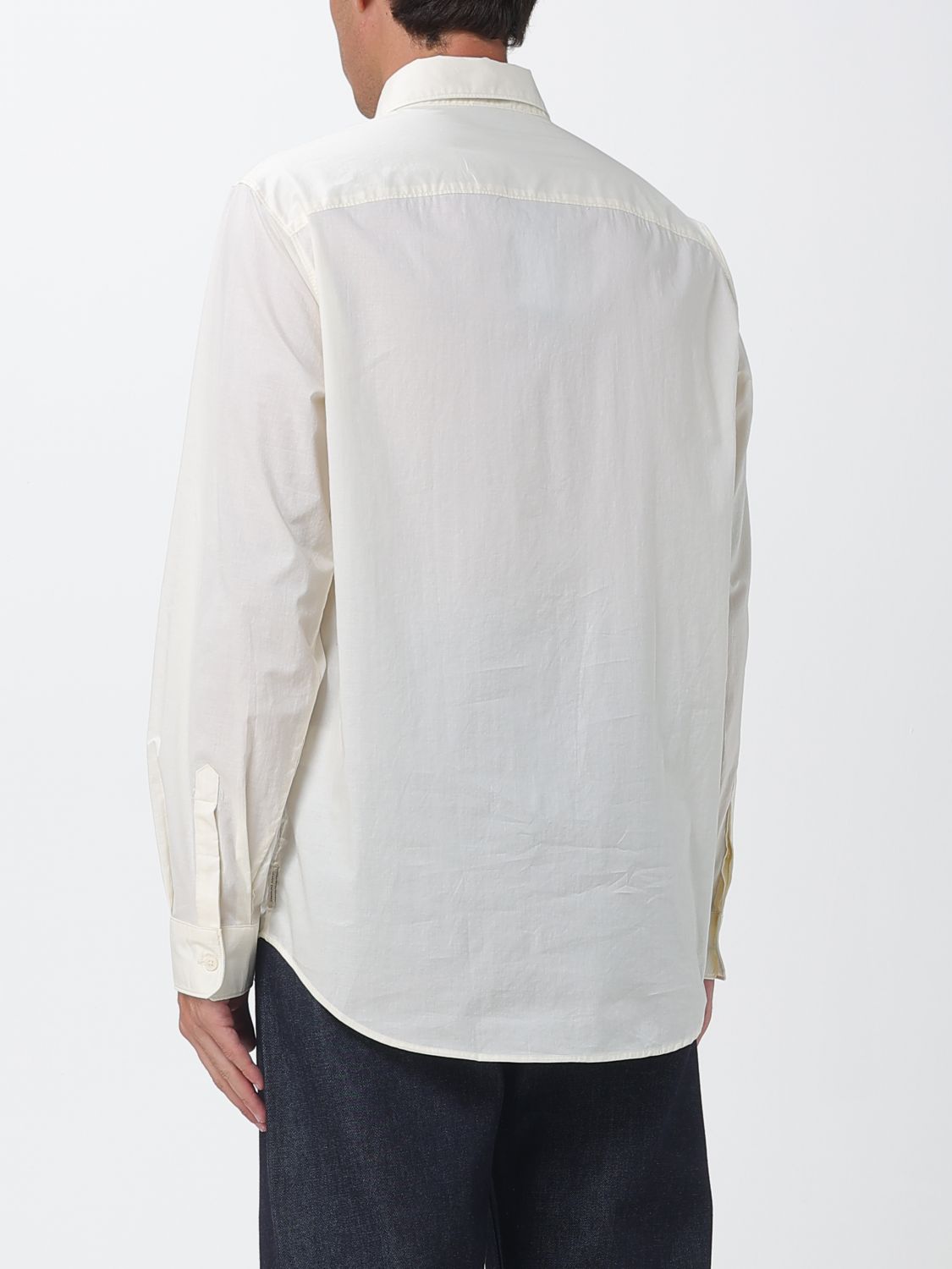 Shirt Men color Yellow Cream