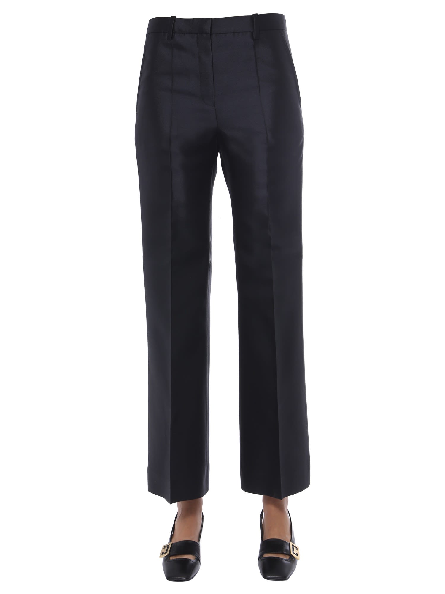 Wide-leg Tailored Trousers