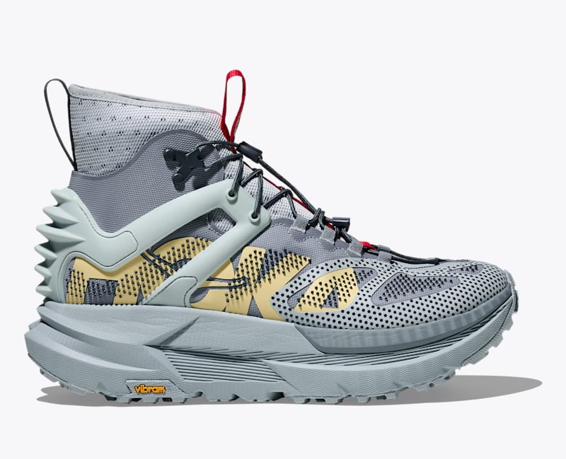 HOKA Mafate X Hike Hiking Shoes in Mineral Blue/Washed Blue