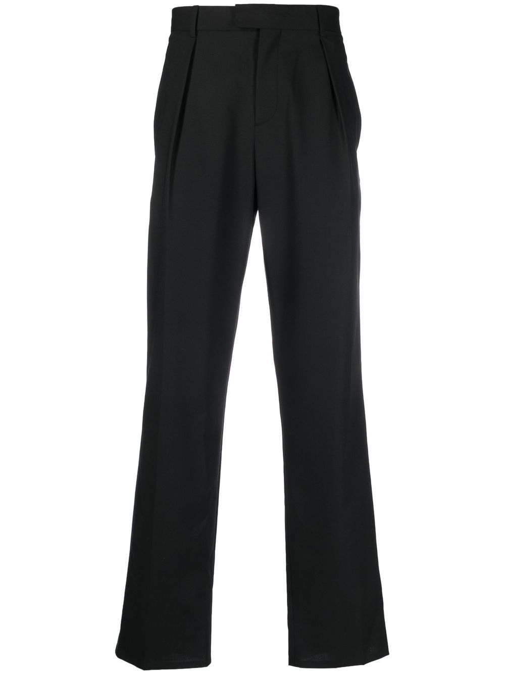 Tailored ankle-length trousers - Black